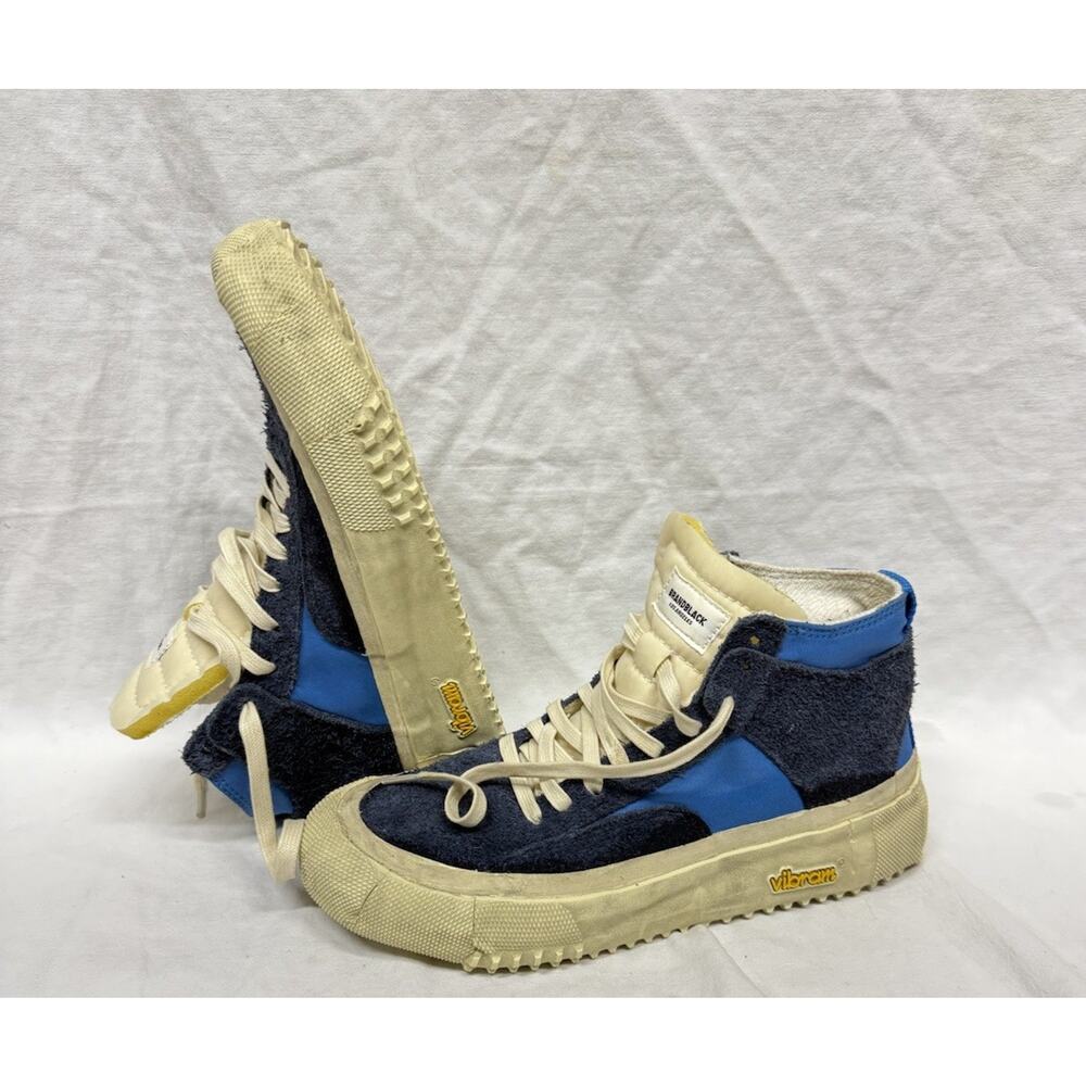 Brandblack women’s Vibram sneakers Blue Suede Trainers Sneakers 8.5